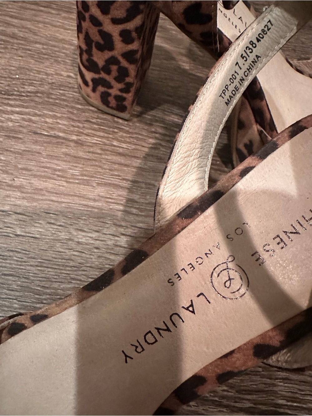 Leopard platform heels - Picture 2 of 4